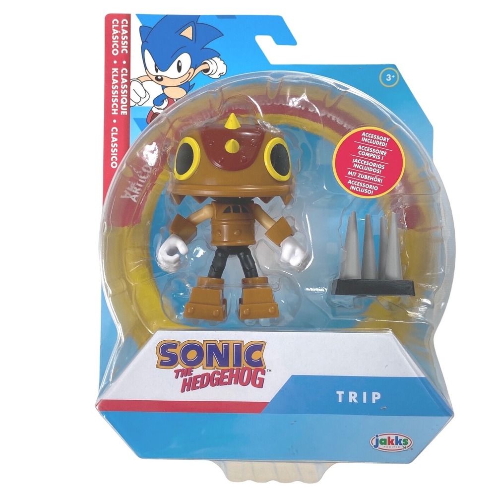 TRIP Sonic The Hedgehog 4" Action Figure with Spike Trap